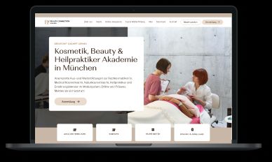 Beauty Connection München - Akademie Website